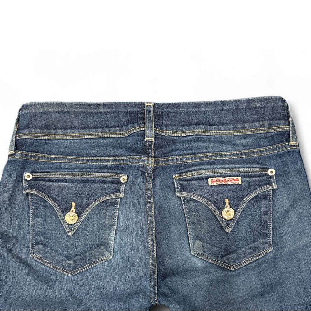 Hudson “Ginny Crop Straight w/ Cuff” Dark Wash Jeans Size 27 - Picture 4 of 4